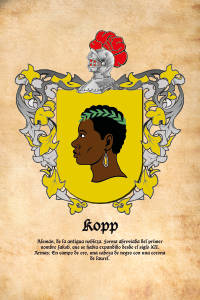 Escudo heráldico del apellido KOPP