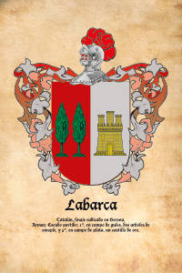 Escudo heráldico del apellido LABARCA