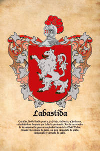Escudo heráldico del apellido LABASTIDA