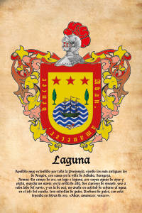 Escudo heráldico del apellido LAGUNA