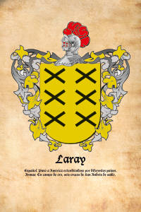 Escudo heráldico del apellido LARAY
