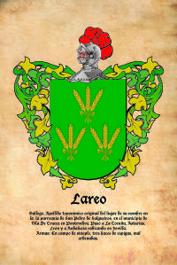 Escudo heráldico del apellido Lareo