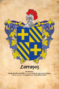 Escudo heráldico del apellido Larrayoz