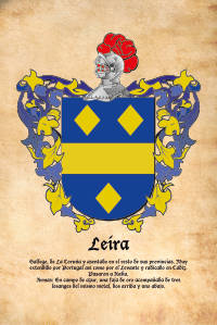Escudo heráldico del apellido LEIRA