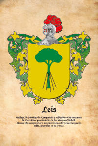 Escudo heráldico del apellido LEIS
