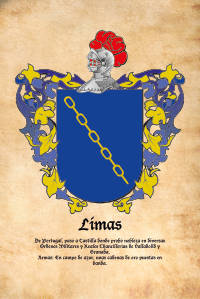 Escudo heráldico del apellido LIMAS