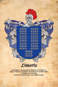 Escudo heráldico del apellido LIMORTE