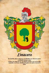 Escudo heráldico del apellido LINACERO