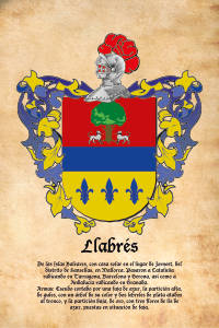 Escudo heráldico del apellido Llabrés