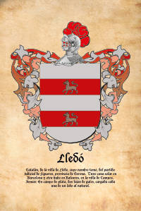 Escudo heráldico del apellido LLEDÓ