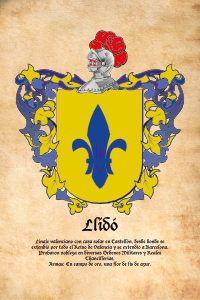 Escudo heráldico del apellido Llidó
