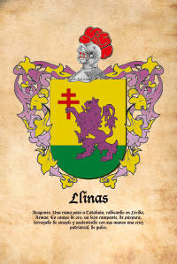 Escudo heráldico del apellido LLINAS