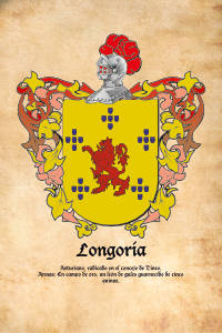 Escudo heráldico del apellido LONGORIA