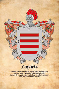 Escudo heráldico del apellido Loyarte