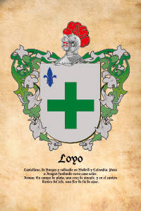 Escudo heráldico del apellido LOYO