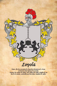 Escudo heráldico del apellido LOYOLA