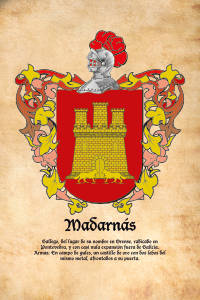 Escudo heráldico del apellido MADARNAS