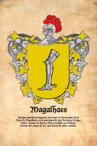 Escudo heráldico del apellido MAGALHAES