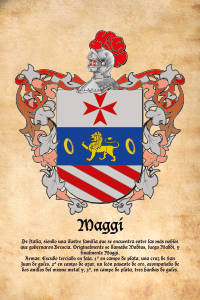 Escudo heráldico del apellido MAGGI