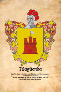 Escudo heráldico del apellido MAGUENDA