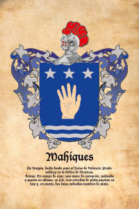 Escudo heráldico del apellido MAHIQUES