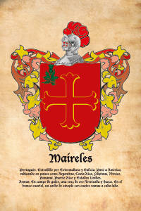 Escudo heráldico del apellido MAIRELES