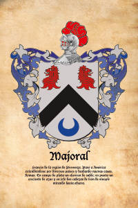 Escudo heráldico del apellido MAJORAL
