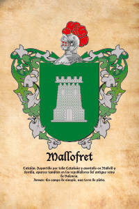 Escudo heráldico del apellido MALLOFRET