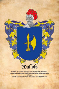 Escudo heráldico del apellido MALLOLS