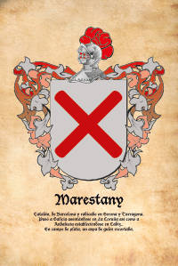 Escudo heráldico del apellido Marestany
