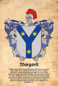 Escudo heráldico del apellido MARGARIT