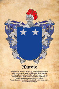 Escudo heráldico del apellido MAROTO