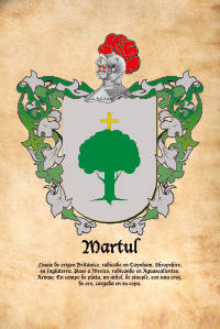 Escudo heráldico del apellido MARTUL