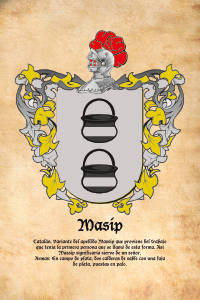 Escudo heráldico del apellido MASIP