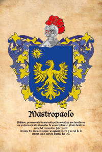 Escudo heráldico del apellido Mastropaolo