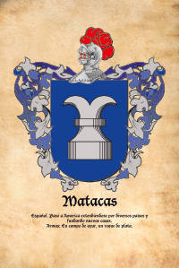 Escudo heráldico del apellido MATACAS