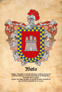 Escudo heráldico del apellido MATO