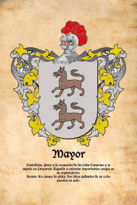 Escudo heráldico del apellido MAYOR