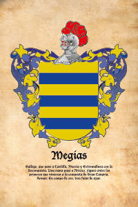 Escudo heráldico del apellido MEGIAS