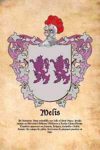 Escudo heráldico del apellido MELIS