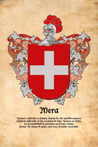Escudo heráldico del apellido MERA
