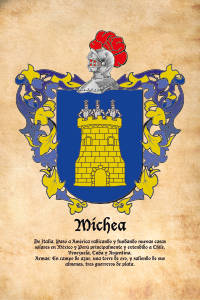 Escudo heráldico del apellido MICHEA