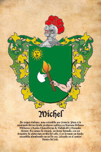 Escudo heráldico del apellido MICHEL