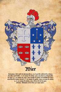 Escudo heráldico del apellido MIER