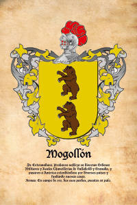 Escudo heráldico del apellido MOGOLLON