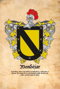 Escudo heráldico del apellido MONDEJAR