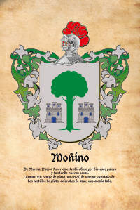 Escudo heráldico del apellido MOÑINO