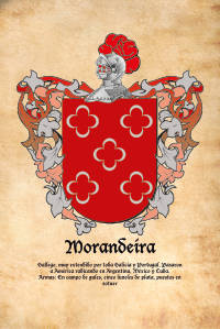 Escudo heráldico del apellido MORANDEIRA