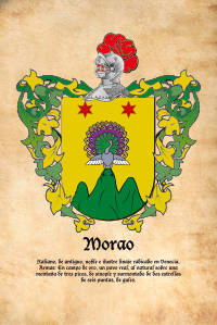 Escudo heráldico del apellido Morao