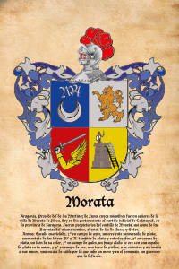 Escudo heráldico del apellido MORATA